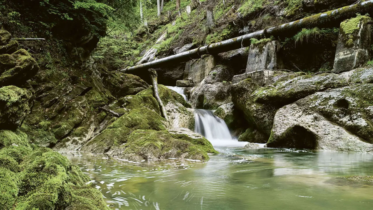 Stream near the Bosch location in Blaichach, Germany