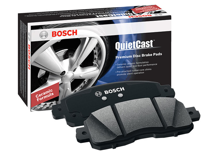 Bosch BC1456 QuietCast Premium Ceramic Rear Disc Brake Pad Set 